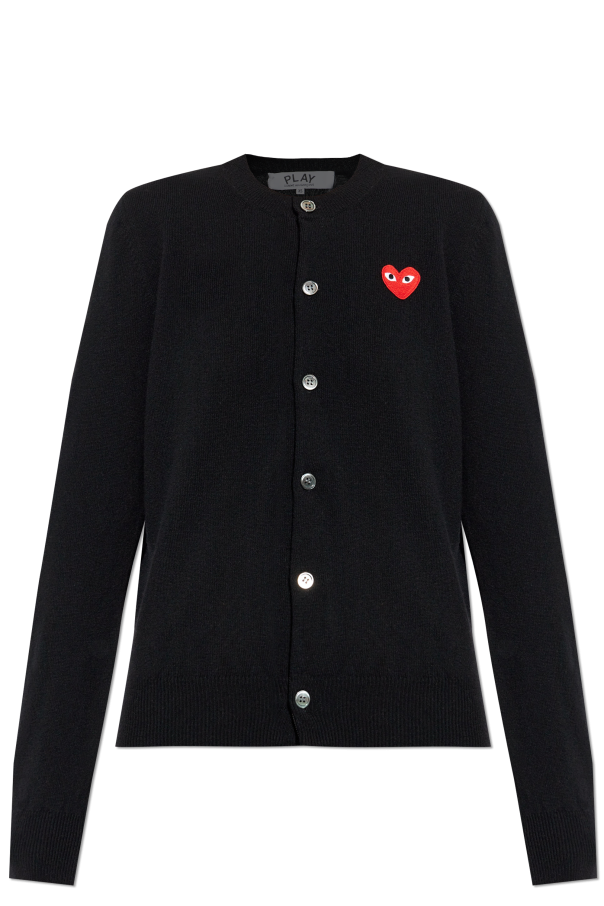 Black Buttoned cardigan Comme des Garcons Play Vitkac France